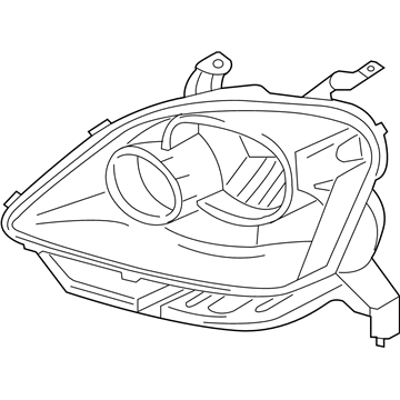 Ford 6G1Z-13008-A Headlamp Assembly