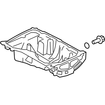 Mercury 9E5Z-6675-B Oil Pan