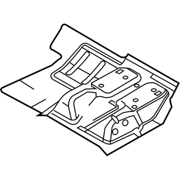 Ford 9L8Z-78045B00-A Lower Bracket