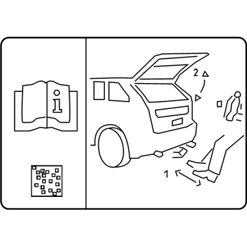 Lincoln DU5Z-5840245-A Info Label