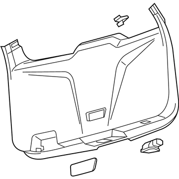 Ford FB5Z-7842906-BA Lower Trim Panel