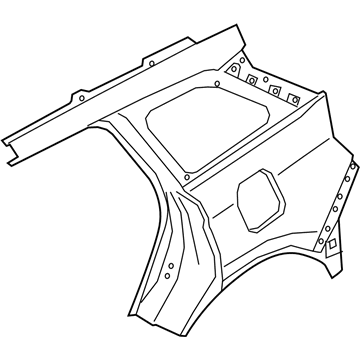 Ford LJ7Z-78278A92-A PANEL - QUARTER - OUTER