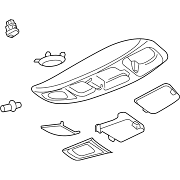 Ford 9A2Z-78519A70-FB Overhead Console