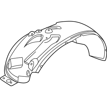 Ford BC3Z-16055-A Apron Assembly - Front Fender