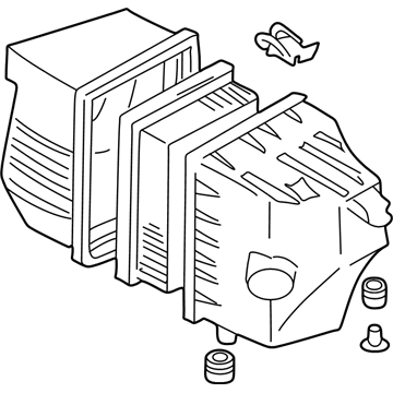 Ford YL8Z-9600-ARM Air Cleaner Assembly