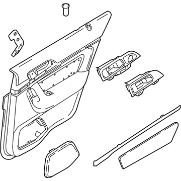 Lincoln 8A5Z-5423943-DA Door Trim Panel