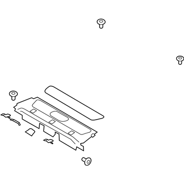 Lincoln GD9Z-5446668-AC Package Tray Trim