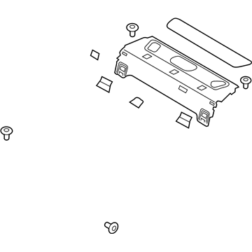 Lincoln GD9Z-5446668-BC Package Tray Trim