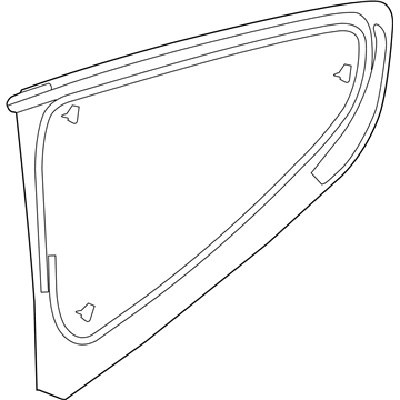 Ford FR3Z-6329711-B Glass - Quarter Window