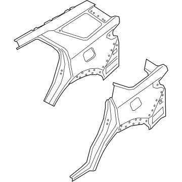 Ford NB5Z-78278A92-A Quarter Panel Assy