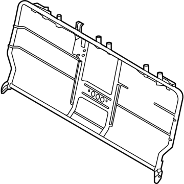 Ford NZ6Z-60613A38-BA FRAME AND SPRING - FRONT SEAT