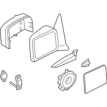 Ford 6L7Z-17682-BA Mirror Assembly - Rear View Outer