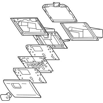 Ford 3W4Z-54060T10-AAA Glove Box Assembly