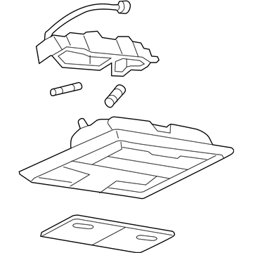 Mercury 5F9Z-74519A70-BAD Overhead Console