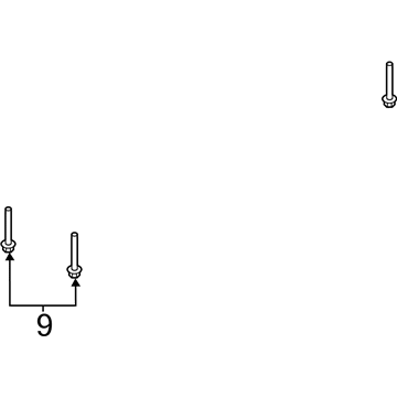 Ford -W715132-S439K Lower Insulator Bolt