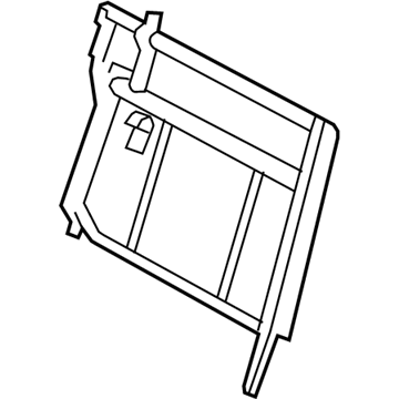 Lincoln 7L1Z-78613A39-A Seat Back Frame