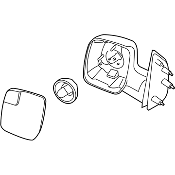 Ford AC2Z-17682-AA Mirror Assembly