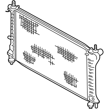 2007 Ford Focus Radiator - 5S4Z-8005-BC