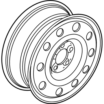 Ford 3W7Z-1007-EA Wheel, Spare