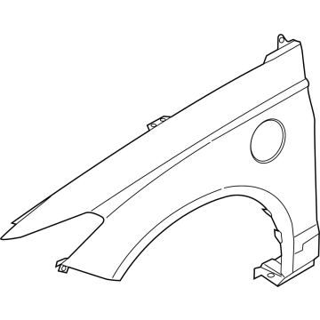 Ford DS7Z-16005-A Fender Assembly - Front