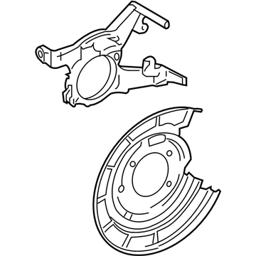 Mercury 8M6Z-2C220-A Caliper Mount