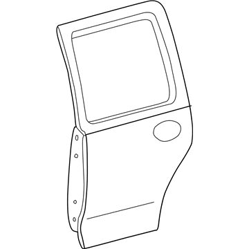 Mercury YL8Z-7824630-AA Door Shell