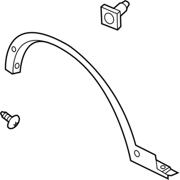 Lincoln LJ7Z-16038-CA Wheel Opening Molding