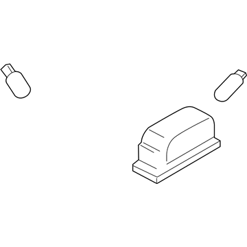 Ford DT1Z-13550-A License Lamp