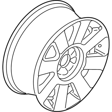 Lincoln DE9Z-1007-D Wheel, Alloy