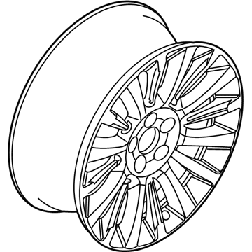 Lincoln DE9Z-1007-E Wheel, Alloy