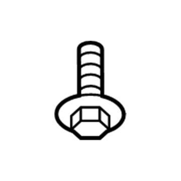 Lincoln -W702413-S450B Rear Deflector Screw