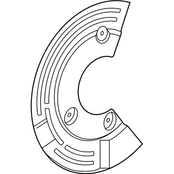 Ford 5F9Z-2C028-AA Splash Shield