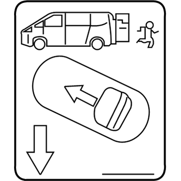 Ford BK2Z-99219A60-A Label