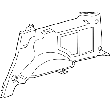 Lincoln 4L7Z-7831012-AAB Quarter Trim Panel