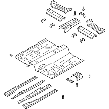 Lincoln Floor Pan - LX6Z-7811135-A