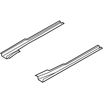 Lincoln LX6Z-78100K38-A Floor Side Rail