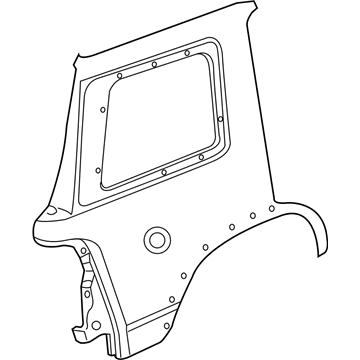 Mercury 3L2Z-7827840-DA Quarter Panel