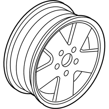 Mercury 6E5Z-1007-AA Wheel, Alloy