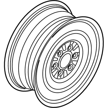 Mercury 6E5Z-1015-B Spare Wheel