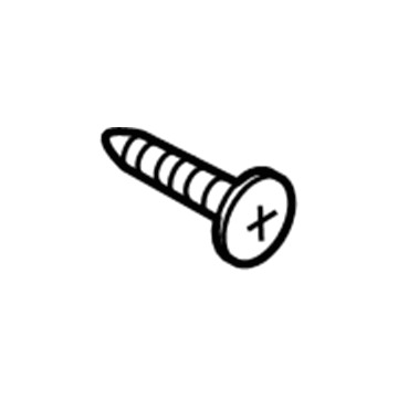 Lincoln -N611176-S424 Front Trim Retainer Screw