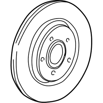 Ford XW4Z-2C026-AA Rotor