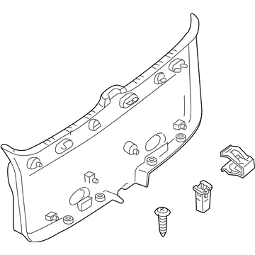 Mercury 8L8Z-7846404-AA Lift Gate Trim