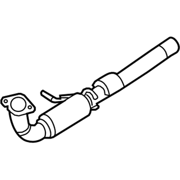 2015 Ford Taurus Exhaust Pipe - DG1Z-5G203-B