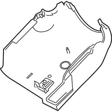 2017 Ford Fiesta Steering Column Cover - BE8Z-3530-AB