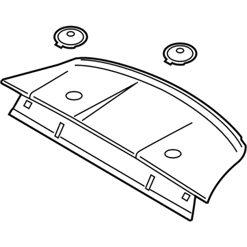 Ford JR3Z-6346668-AA Package Tray Cover