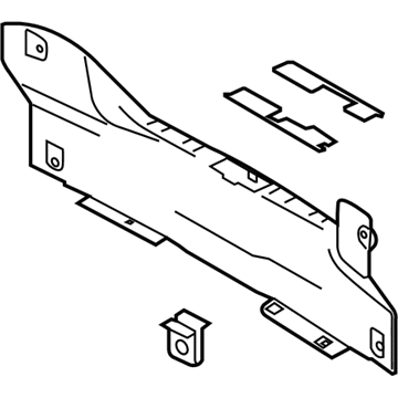 Ford FR3Z-6345522-AC Rear Trim Panel