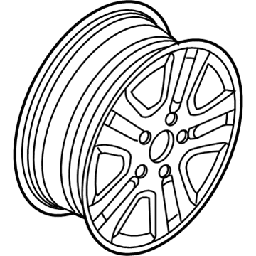 Mercury Milan Spare Wheel - 7E5Z-1007-D