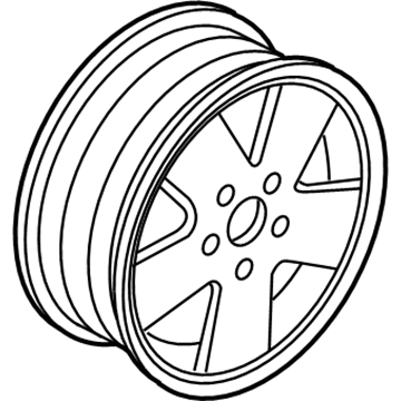 Mercury Milan Spare Wheel - 6E5Z-1007-AA