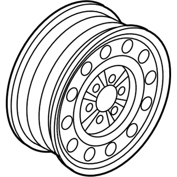 Mercury Milan Spare Wheel - 6E5Z-1015-B