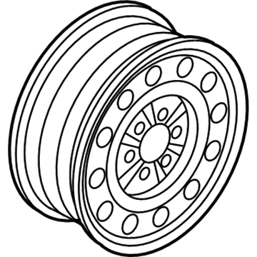 Mercury Spare Wheel - 6E5Z-1015-BA